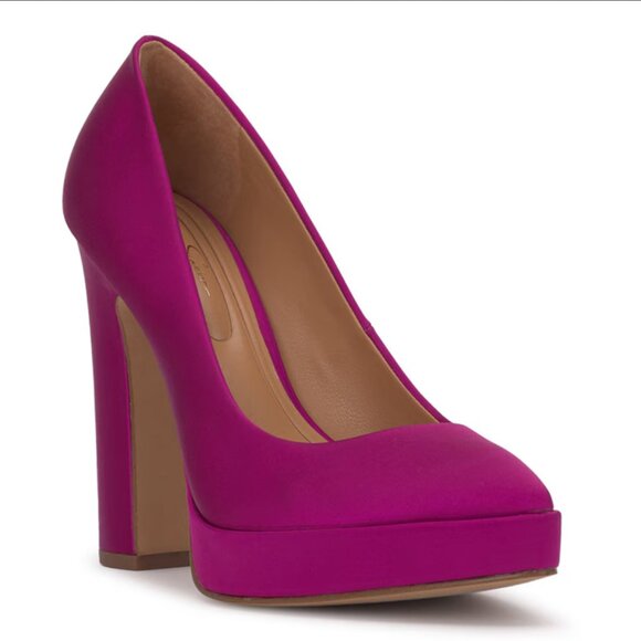 Jessica Simpson Shoes - NWOB Jessica Simpson Glynis Pointed Toe Platform Pump Berry Blast